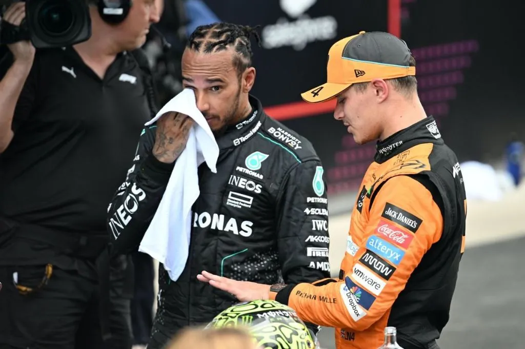 Hamilton minimiza momento tenso com Norris: "Não me incomodou"