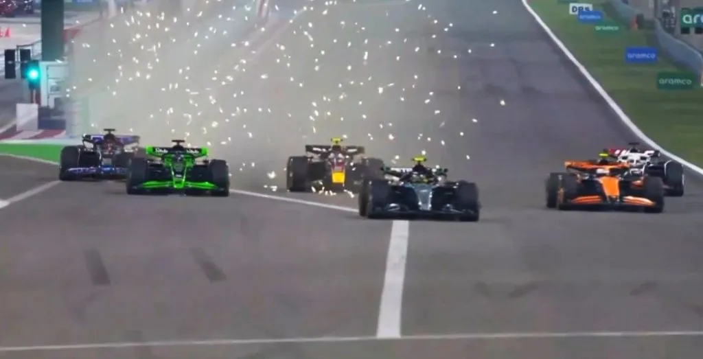 VÍDEO: Teste de relargada no Bahrein dá gostinho da temporada 2024 da F1
